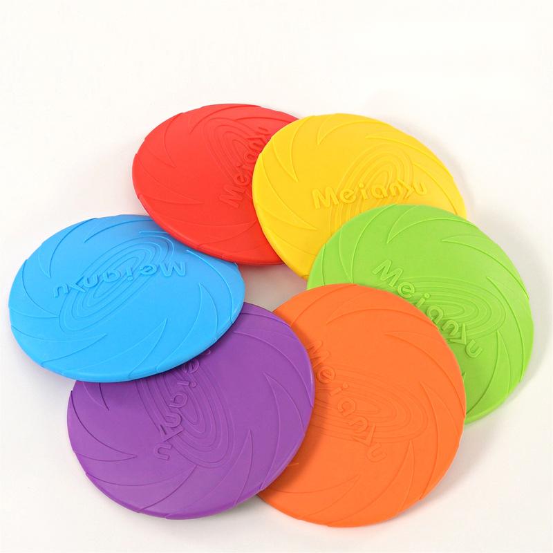 Flying Disc Dog Training Toy - Mainan Cakram Terbang Tahan Gigitan Meianju