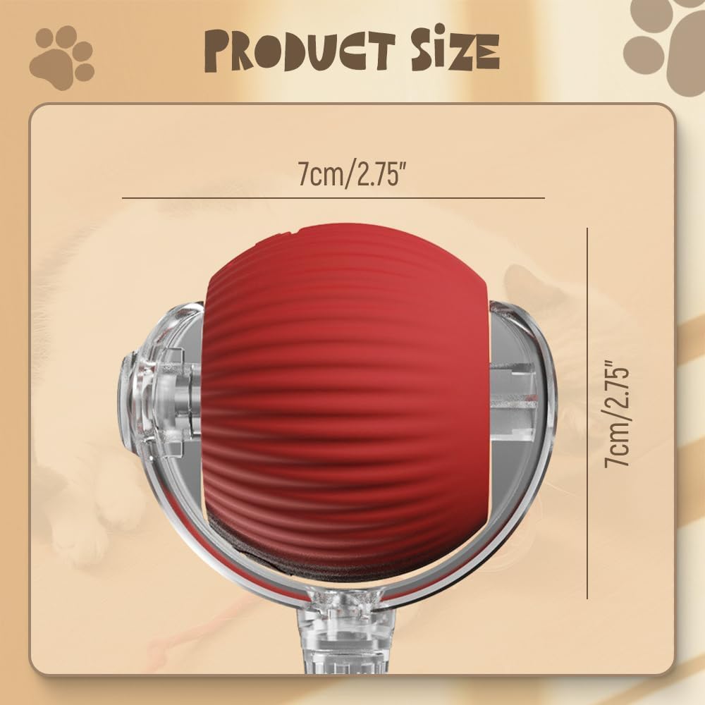 Automatic Moving Dog Ball - Bola Anjing Interaktif 2026, Mainan Kucing
