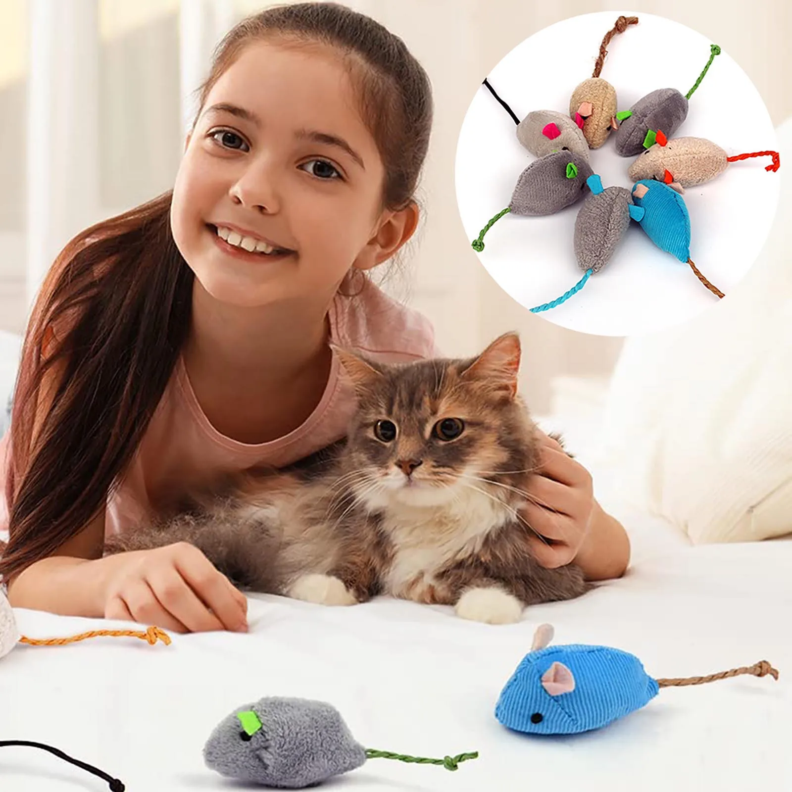 Mainan Kucing Berbentuk Tikus  - Catnip Interactive Plush Mouse ulasan dan harga