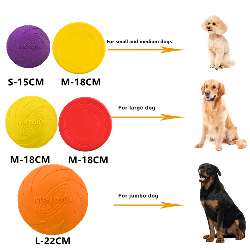 Mainan Cakram Terbang Tahan Gi - Flying Disc Dog Training Toy ulasan dan harga