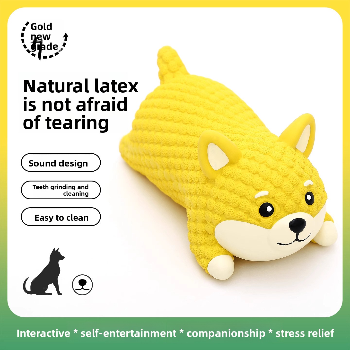 Mainan Kunyah Anjing Berbentuk - Interactive Squeaky Plush Dog Toy ulasan dan harga
