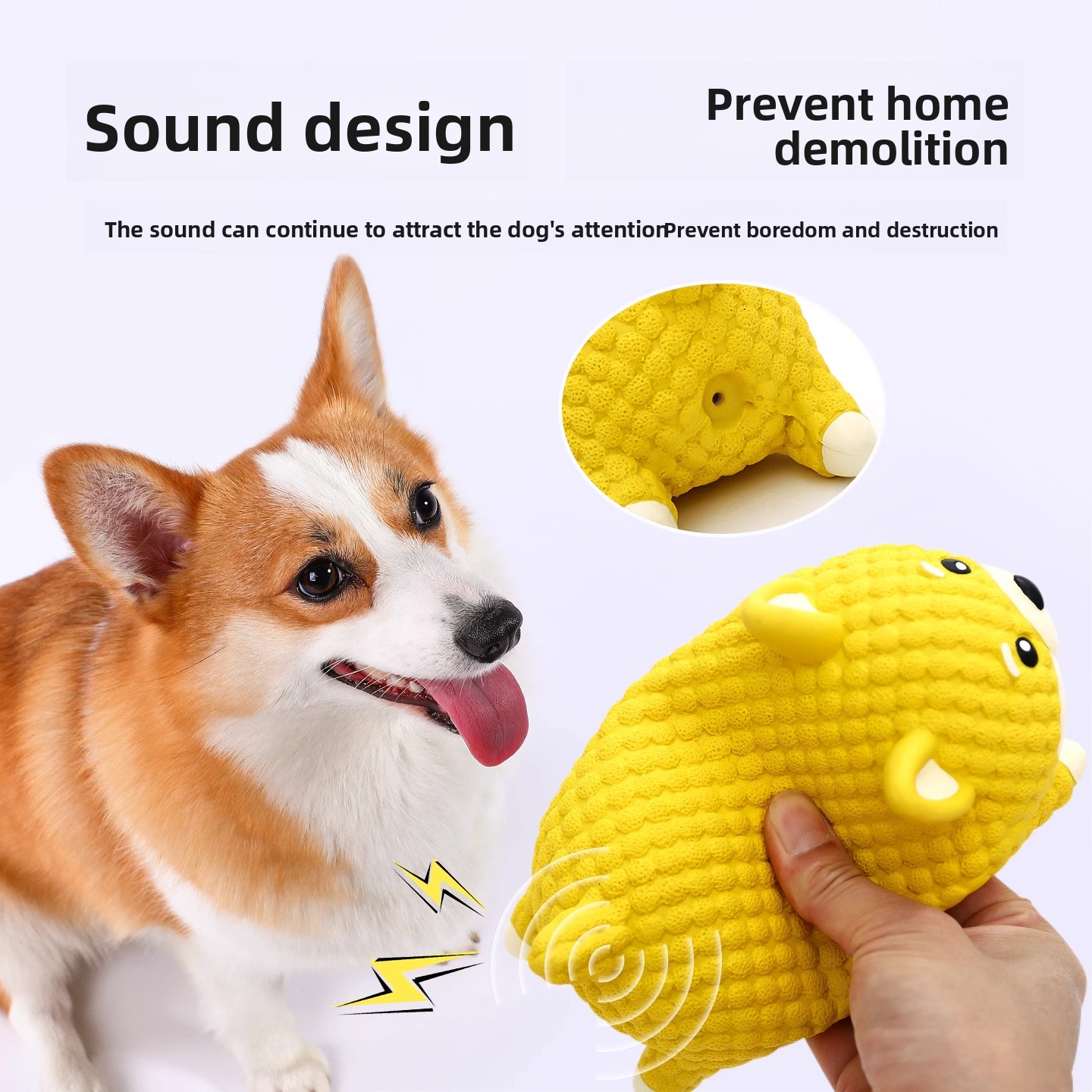 Mainan Kunyah Anjing Berbentuk - Interactive Squeaky Plush Dog Toy ulasan dan harga