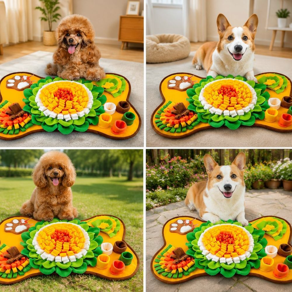 Alas Berbentuk Tulang untuk An - Dog Puzzle Feeder Toy ulasan dan harga